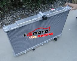 Aluminum Radiator & fan For Honda Accord SIR/SIRT CF4 98-02 1999 2000 2001 Manual 99 00 01 02 1998 2002