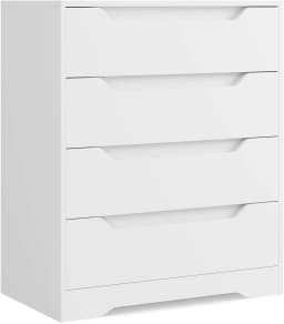 Dresser, 4 Drawer Sideboard, Multipurpose wardrobe Large Storage, living room, Hallway, Bedroom, 69x39x82cm