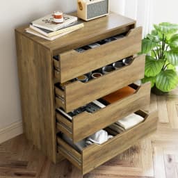 Dresser, 4 Drawer Sideboard, Multipurpose wardrobe Large Storage, living room, Hallway, Bedroom, 69x39x82cm