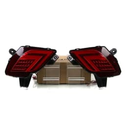 LED Reflector Rear Bumper Tail Light for Mazda CX-5 CX5 2013 2014 2015 2016 Driving Brake Lamp w/ Turn Signal Red Lens