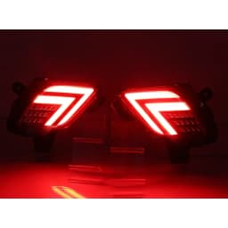 LED Reflector Rear Bumper Tail Light for Mazda CX-5 CX5 2013 2014 2015 2016 Driving Brake Lamp w/ Turn Signal Red Lens