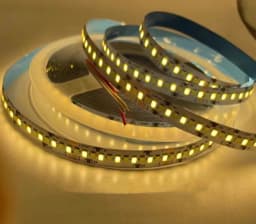 5M DC12V 24V 2835 SMD CCT Dual Color (warm white + cool white) LED flexible strip 240 LEDs/m 10mm PCB 3000K 6000K Super Bright