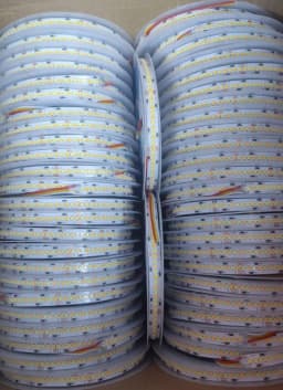 5M DC12V 24V 2835 SMD CCT Dual Color (warm white + cool white) LED flexible strip 240 LEDs/m 10mm PCB 3000K 6000K Super Bright