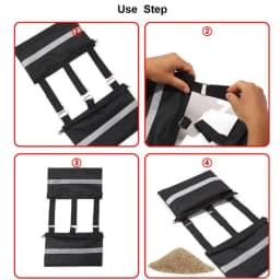 RV Sewer Weight Bag with Reflective Strip Trailers Septic Hose Weight RV Sewer Support Sandbags for RV Campervan Accessories