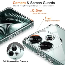 Shockproof Case For Xiaomi Poco F6 F5 F4 F3 X6 X5 X4 X3 GT M6 M4 M3 Pro 4G 5G Silicone Soft Clear Ultra Thin Clear Shell Cover
