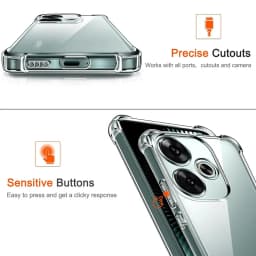 Shockproof Case For Xiaomi Poco F6 F5 F4 F3 X6 X5 X4 X3 GT M6 M4 M3 Pro 4G 5G Silicone Soft Clear Ultra Thin Clear Shell Cover