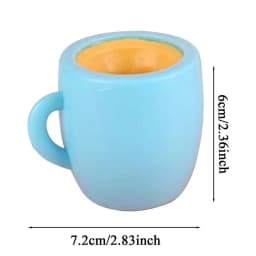Squeeze Toy Cartoon Cat Squeeze Cup Toy Cute Animal Squeezing Fidget Gadgets Decompressing Stress Reliever for Kids Adults
