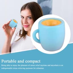 Squeeze Toy Cartoon Cat Squeeze Cup Toy Cute Animal Squeezing Fidget Gadgets Decompressing Stress Reliever for Kids Adults