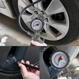 3 Pcs Air Compressor Recoil Hose Line Tool Car Tyre Inflator Duster Gun Kit UK