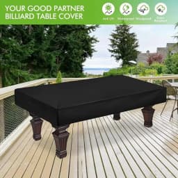 7ft 8ft 9ft Billiard Table Cover Waterproof Dustproof Mildew Resistant Cover Snookers Protector With Locking Rope