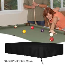 7ft 8ft 9ft Billiard Table Cover Waterproof Dustproof Mildew Resistant Cover Snookers Protector With Locking Rope