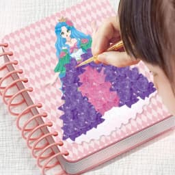 Educational Poking Painting Pocket Watercolor Kit For Girls Ages 3-8 Art Paper Craft Kit Kids Toys Children's Arts And Crafts