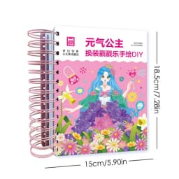 Educational Poking Painting Pocket Watercolor Kit For Girls Ages 3-8 Art Paper Craft Kit Kids Toys Children's Arts And Crafts