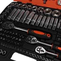 216Pcs Professional Ratchet Spanner Socket Set 1/2" 3/8" & 1/4" Drive Handle Tool Socket & Bit Set Ratchet Wrench Tool Kit