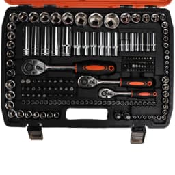216Pcs Professional Ratchet Spanner Socket Set 1/2" 3/8" & 1/4" Drive Handle Tool Socket & Bit Set Ratchet Wrench Tool Kit
