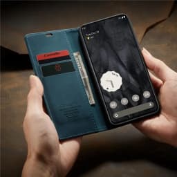 CaseMe High Quality Retro Magnetic Flip Leather Case for Google Pixel 9 Pro XL 7 6 Pro Wallet Card Cover Pixel 8A 7A Phone Coque