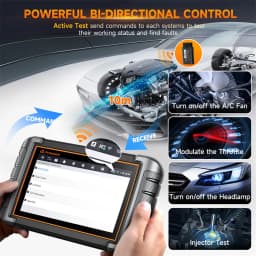 FOXWELL OBD2 Bluetooth Car Diagnostic Tool Bi-Directional Test 30+ Reset All System Code Reader OBD2 Scanner Automotivo