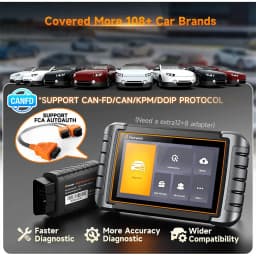 FOXWELL OBD2 Bluetooth Car Diagnostic Tool Bi-Directional Test 30+ Reset All System Code Reader OBD2 Scanner Automotivo