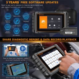 FOXWELL OBD2 Bluetooth Car Diagnostic Tool Bi-Directional Test 30+ Reset All System Code Reader OBD2 Scanner Automotivo