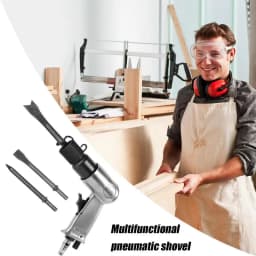 Air Tool Kit Heavy Duty Industrial Hammer Lightweight Air Shovel Powerful Handle Straight Type Chisel For Handcraft Enthusiasts