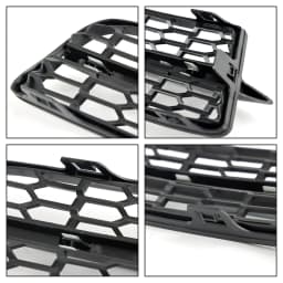 Artudatech 2PCS Front Bumper Fog Light Cover Bezel Grill Grille Fit for BMW F20 F21 2011-2015 M