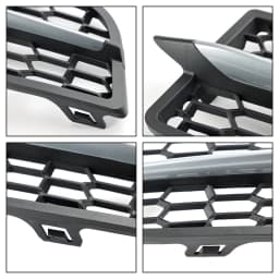 Artudatech 2PCS Front Bumper Fog Light Cover Bezel Grill Grille Fit for BMW F20 F21 2011-2015 M