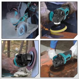 Yofidra 125mm M14 Brushless Angle Grinder 3 Gears Cordless Grinding Machine Cutting Woodworking Tool For Makita Battery Pin