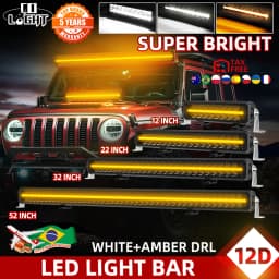 CO LIGHT ECE R112 R10 R7 32" LED Light Bar Single Row Flood Spot Combo Beam DRL Off Road Lights for Trucks ATV UTV Boat Pickup