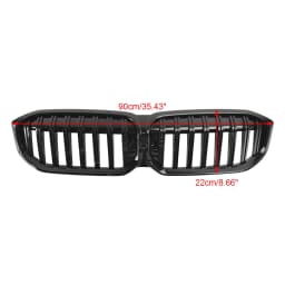 Artudatech Gloss Black Front Kidney Grille Grill fit for BMW G20 320i 330i M340i 2023-2024