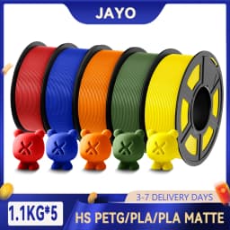 JAYO 3D PLA / PETG / HS Matte PETG / PLA matte Printer Filament 1.75mm 3D Printer Filament 1.1KG/Roll Neatly Wound PLA for 3D