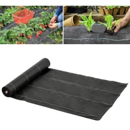 2X50M Heavy-Duty Weed Barrier Landscape Fabric Durable Weed Block Gardening Mat