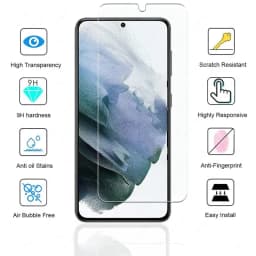 3PCS Full Cover Tempered Glass On the For Samsung S21 5G S23 S22 Plus S20 FE Screen Protector On Samsung S21Plus S21FE Glass