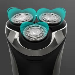 3D Rotary Shaver Beard Trimmer Men Electric Razor Hair Trimmer Rotary Shaving Machine Razor 4D Floating Head Rotary Shaving Tool
