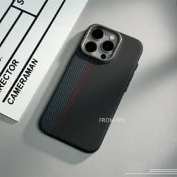 Carbon Fibre Magnetic Phone Case 16 Cover for iPhone 15 14 Pro Max Wireless Charging MagSafe Shell Alloy Camera Ring Armor Funda