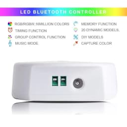 DC12-24V RGB RGBW UFO Bluetooth 16 Million Colors IOS Android LED Controller Timing Function Group Control Music Mode