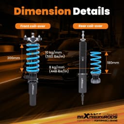 Coilover for BMW 3 E90 2004-2011 24 Levels Damper Adjustable Coilovers Suspension Kit