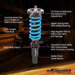 Coilover for BMW 3 E90 2004-2011 24 Levels Damper Adjustable Coilovers Suspension Kit