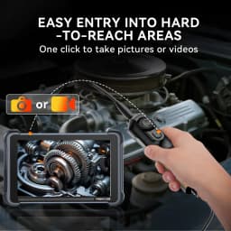 THINKCAR TES102 Endoscope Video Scope USB Video Camera, Inspection Camera for THINKSCAN 689BT MUCAR 892BT, VO7S/VO8