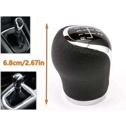 Gear Knob Shift Stick Manual 6 Speed Shifter Knobs Head Replacement For Qashqai J11 X-T32 2016-2017 Automobile Shift Lever