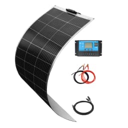 Flexible Solar Panel 120W 12V 240W Balcony Power Panneau Solaire for Motorhomes Campers, Vans, Boats and Other Uneven Surfaces