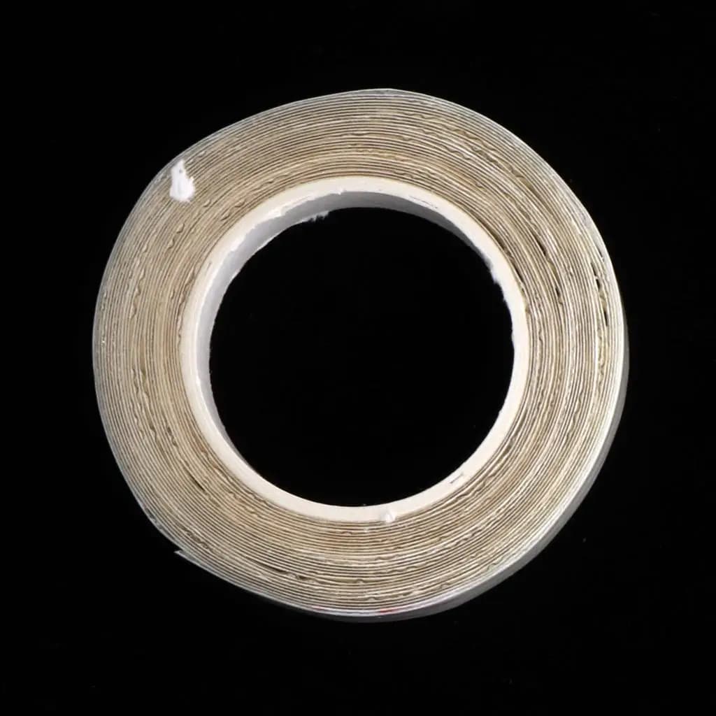 Lace Front Wig Support Tape Roll, 10mm Wide Strong Double Sided White Color Hair Replacement Tape, 300 cm/Roll
