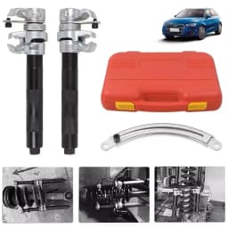 Heavy Duty Coil Spring Compressor Hook Strut Clamp Suspension Car Auto Tool Set
