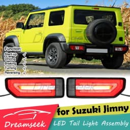 LED Tail Light Assembly For Suzuki Jimny JB64W/JB74W 2019 2020 2021 2022 2023 Rear Brake Drive Lamp With Turn Signal Smoke