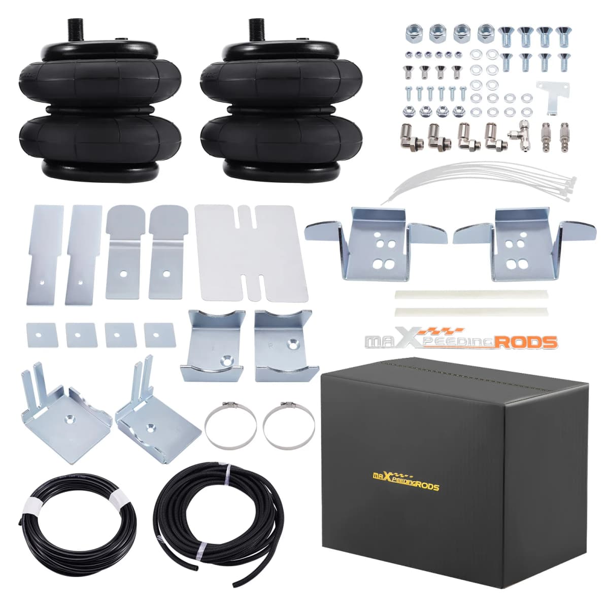 2x Air Spring Bags + Air Compressor Kit for Volkswagen VW Crafter 06-17 4000kg Towing Air Spring Bag Suspension Kit