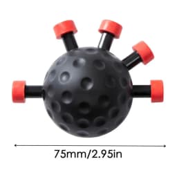 Hand Ball Gripper Exerciser Ergonomic Finger Grip Strengthener Anti Slip Finger Exerciser Ball for Musicians Athletes