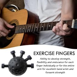 Hand Ball Gripper Exerciser Ergonomic Finger Grip Strengthener Anti Slip Finger Exerciser Ball for Musicians Athletes