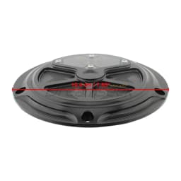 Black Clutch Cover Guard Derby Cover for Harley Touring Road Glide King FLHX 2014-2023 Motorcycle Engine Protector Trim Aluminum