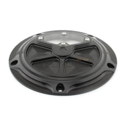 Black Clutch Cover Guard Derby Cover for Harley Touring Road Glide King FLHX 2014-2023 Motorcycle Engine Protector Trim Aluminum