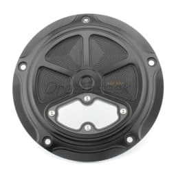 Black Clutch Cover Guard Derby Cover for Harley Touring Road Glide King FLHX 2014-2023 Motorcycle Engine Protector Trim Aluminum