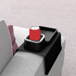 Couch Armrest Tray Cup Organizer Couch Arm Tray Holder Anti-Spill Sofa Organizer Drinks Remotes Holder For Snacks Storage